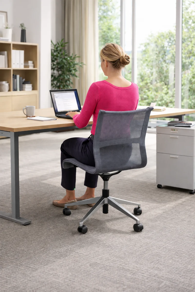 Herman Miller: Setu Grey Task Chair (No Arms) - Refurbished