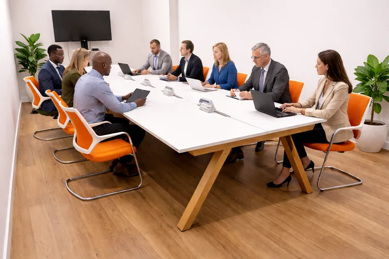 Orangebox: Zee Meeting Table - Refurbished