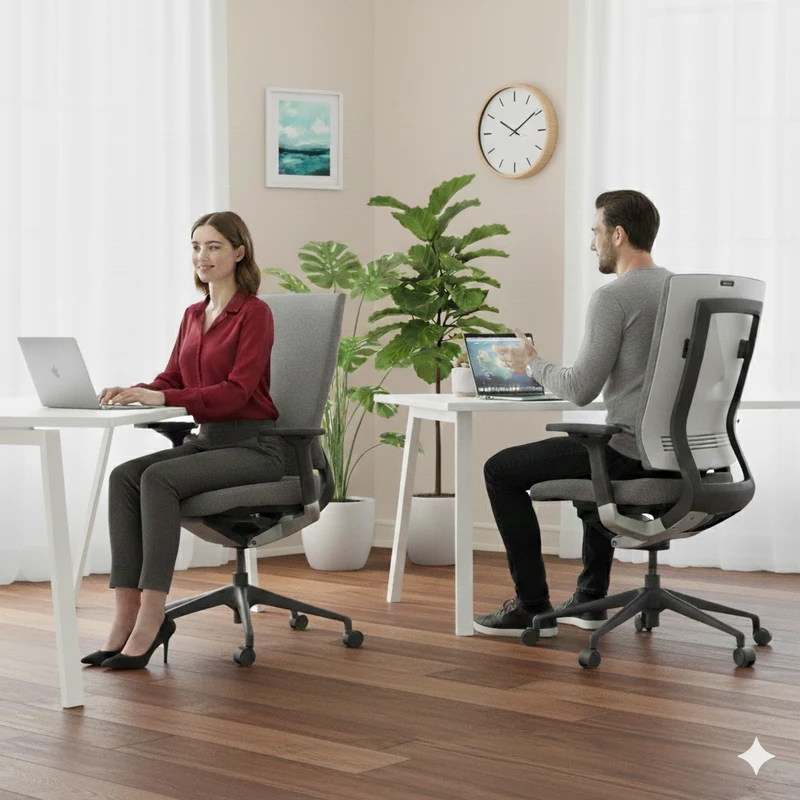 Techo: Sidiz T550 Grey Task Chair - Refurbished