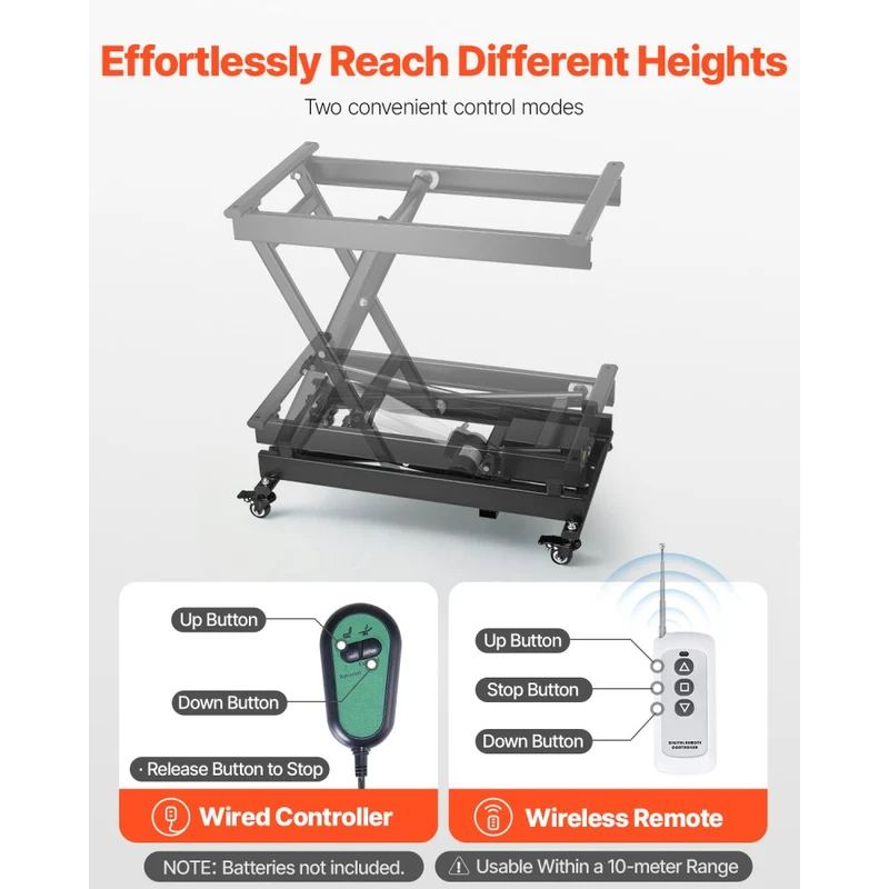 Mesa elevação elétrica 150 kg 20-71 cm altura ajustável