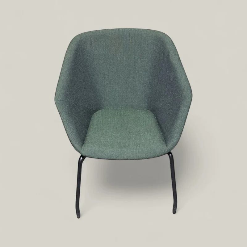 Allermuir: FortySeven Green Lounge/Visitors Chair - Refurbished