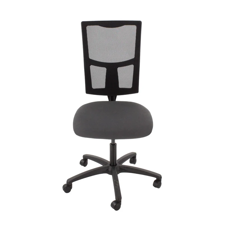 Saxen: Ergo 2 Task Chair Without Arms in Grey Fabric - Refurbished