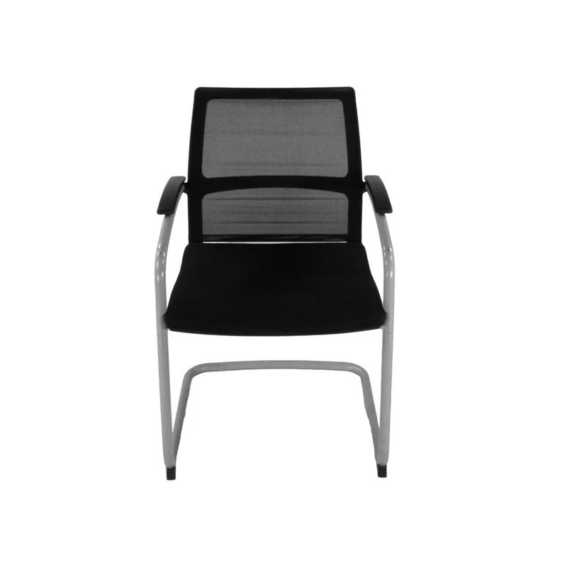 Sedus: Open Up Cantilever Chair with Mesh Back in Black Fabric - Refurbished