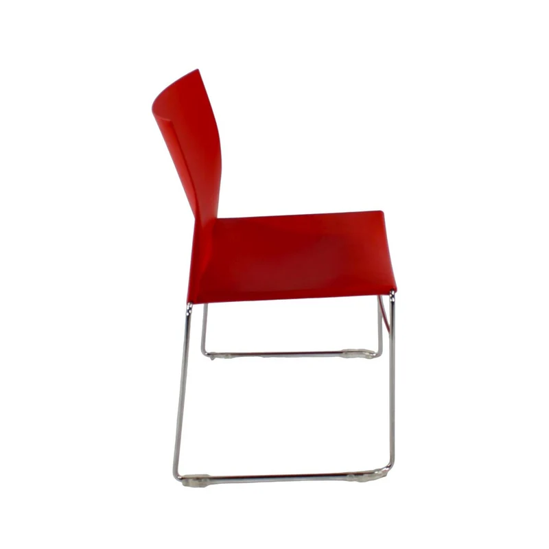 Herman Miller: Pronta Stacking Chair in Red - Refurbished