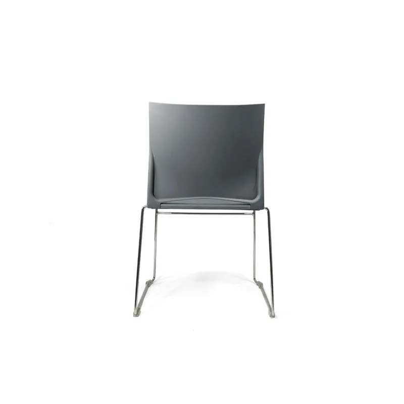 Herman Miller: Pronta Stacking Chair in Grey - Refurbished