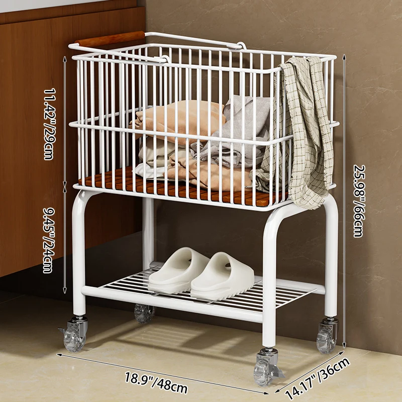 Modern Minimalist Carbon Steel MDF Rectangular Removable Movable Storage Shelf 2-Tier For Bedroom & Living Room