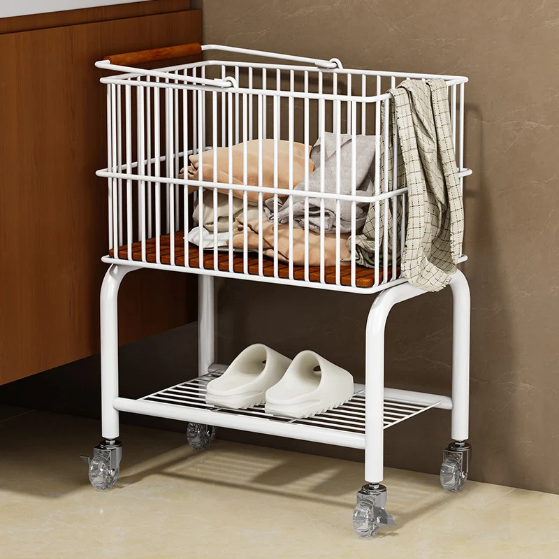 Modern Minimalist Carbon Steel MDF Rectangular Removable Movable Storage Shelf 2-Tier For Bedroom & Living Room