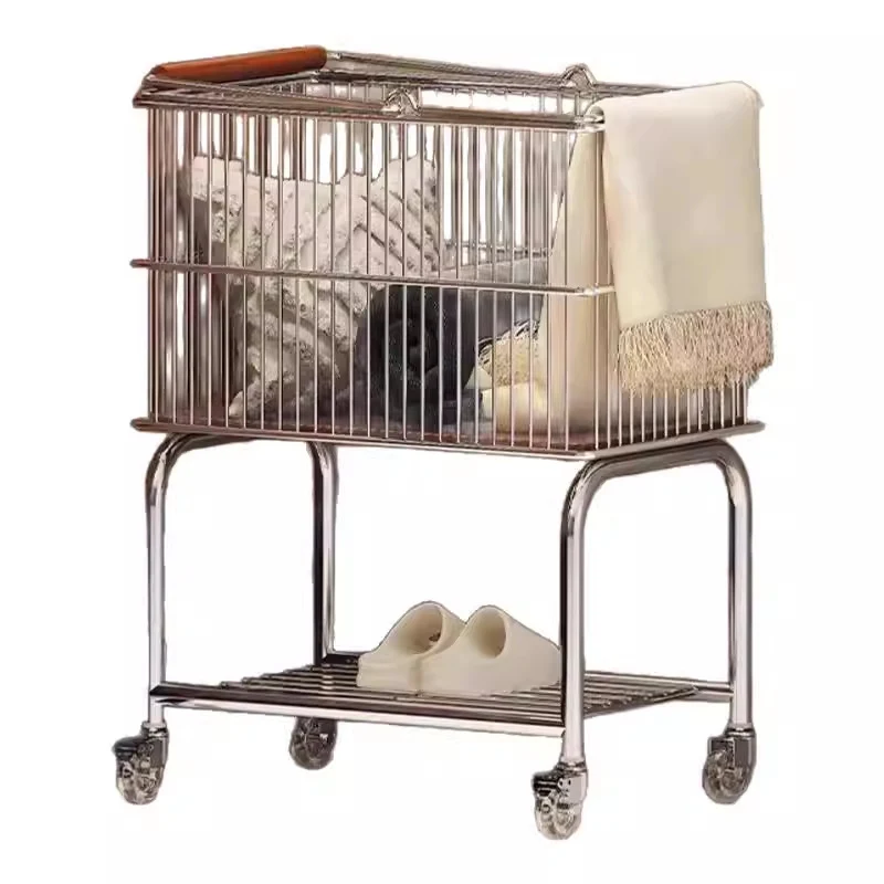 Modern Minimalist Carbon Steel MDF Rectangular Removable Movable Storage Shelf 2-Tier For Bedroom & Living Room