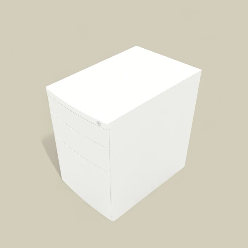 Steelcase: 3 Drawer Mobile slimline Pedestal - Refurbished
