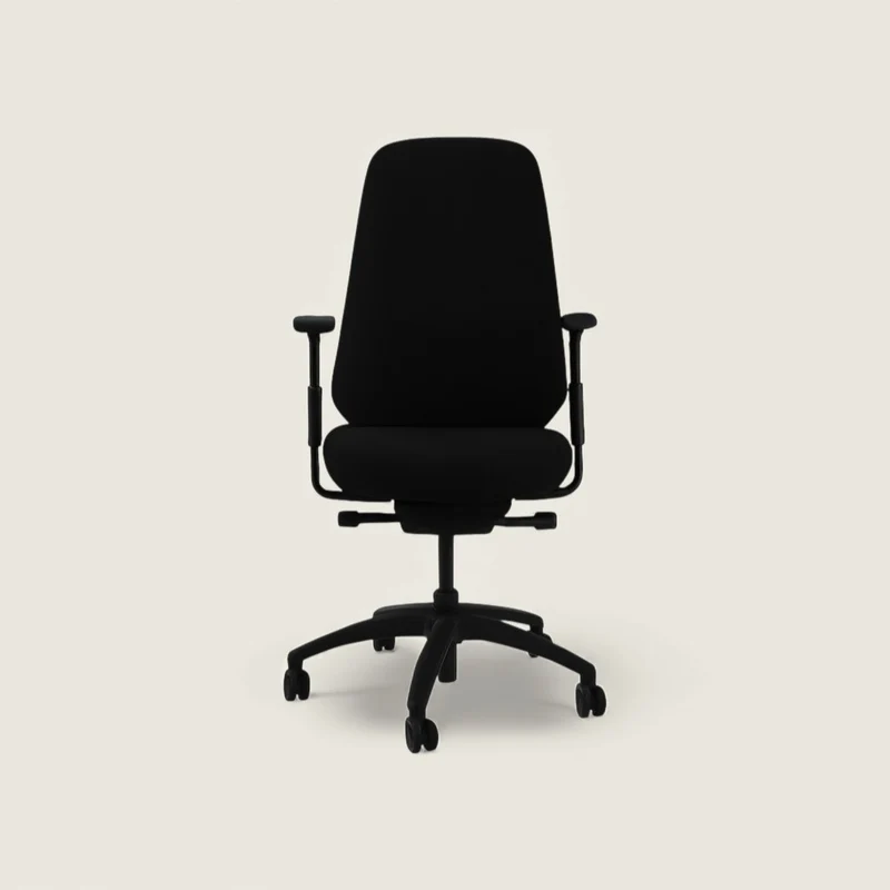 RH Logic: 400 Black High Back Ergonomic Office Chair - Refurbished