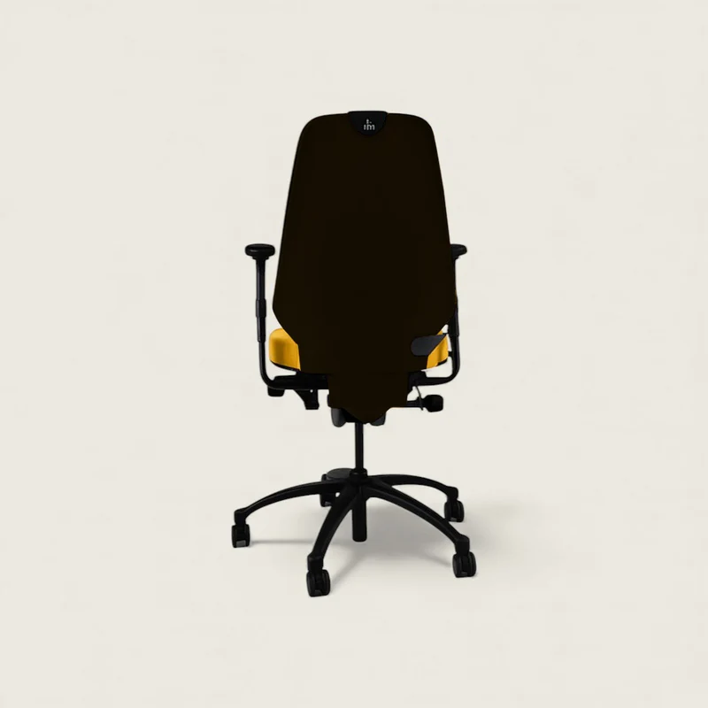 RH Logic: 400 Yellow High Back Ergonomic Office Chair - Refurbished
