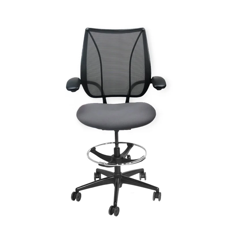 Humanscale: Liberty Draughtsman Chair in Grey Fabric - Refurbished