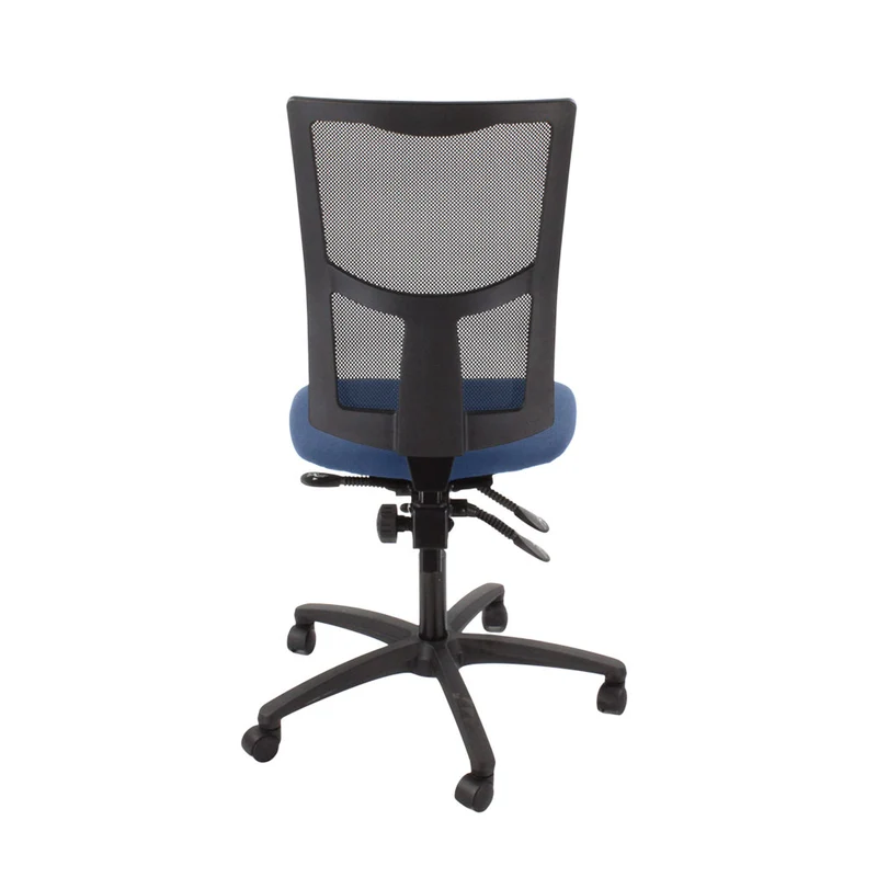 Saxen: Ergo 2 Task Chair Without Arms in Blue Fabric - Refurbished