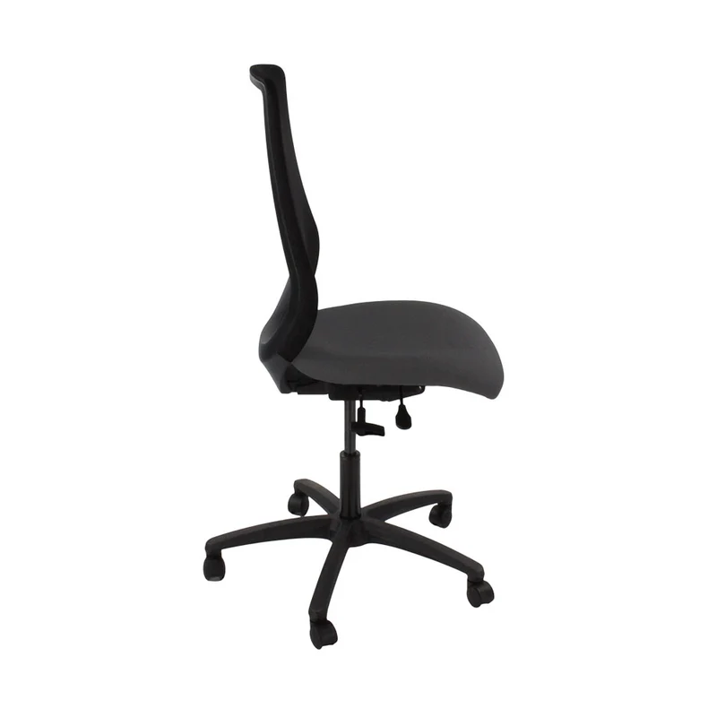 Saxen: Scudo Task Chair with Grey Fabric Seat Without Arms - Refurbished
