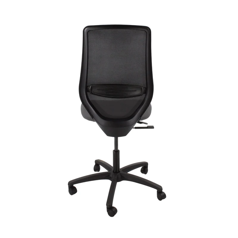 Saxen: Scudo Task Chair with Grey Fabric Seat Without Arms - Refurbished