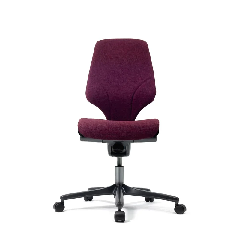 Giroflex: G64 - In Burgundy With No Arms - Refurbished