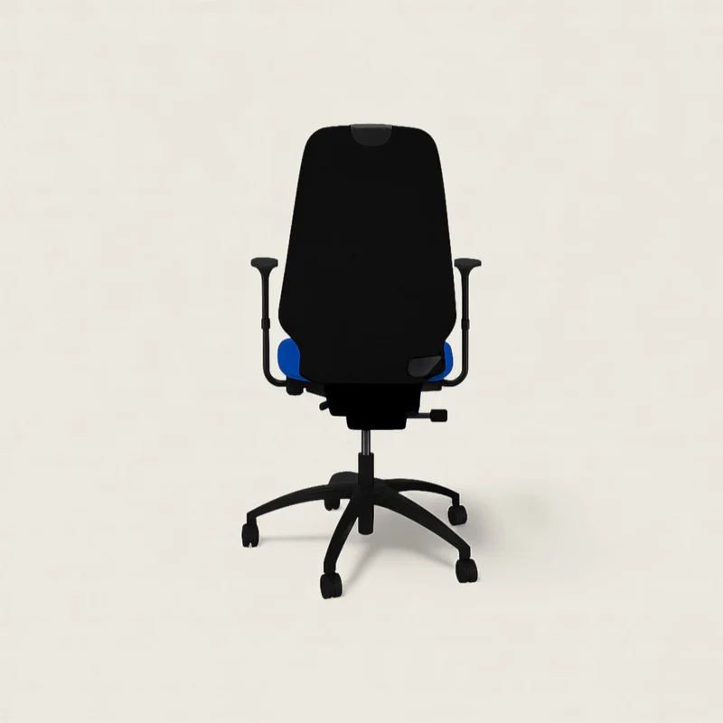 RH Logic: 400 Blue High Back Ergonomic Office Chair - Refurbished