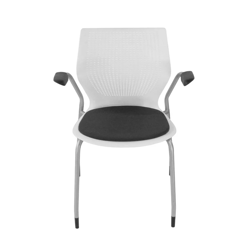 Knoll: Multigeneration Meeting Chair in Black Fabric - Refurbished