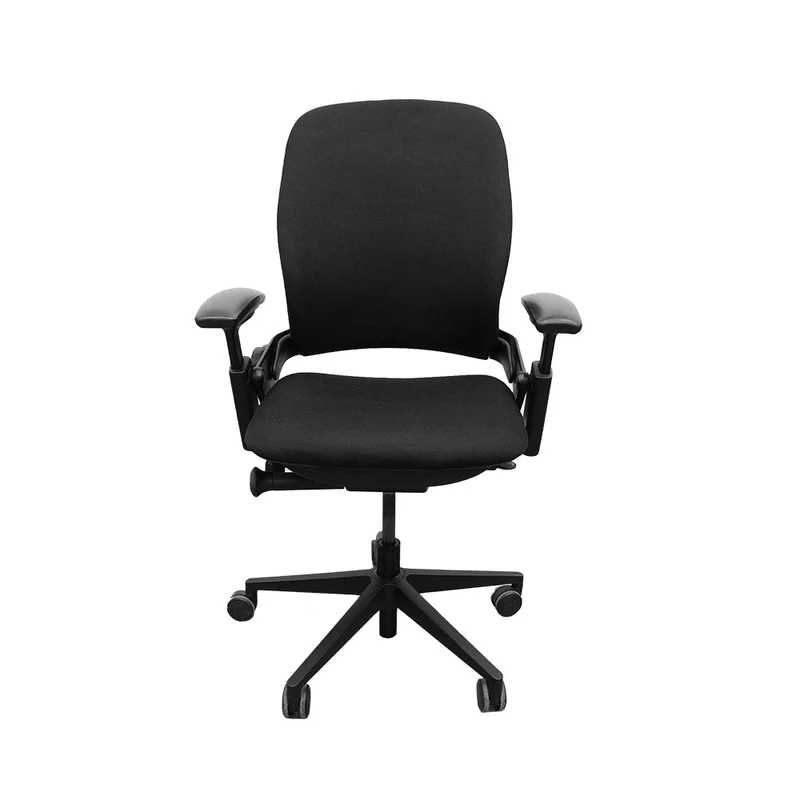 Steelcase: Leap V2 Office Chair - Black Leather - Refurbished