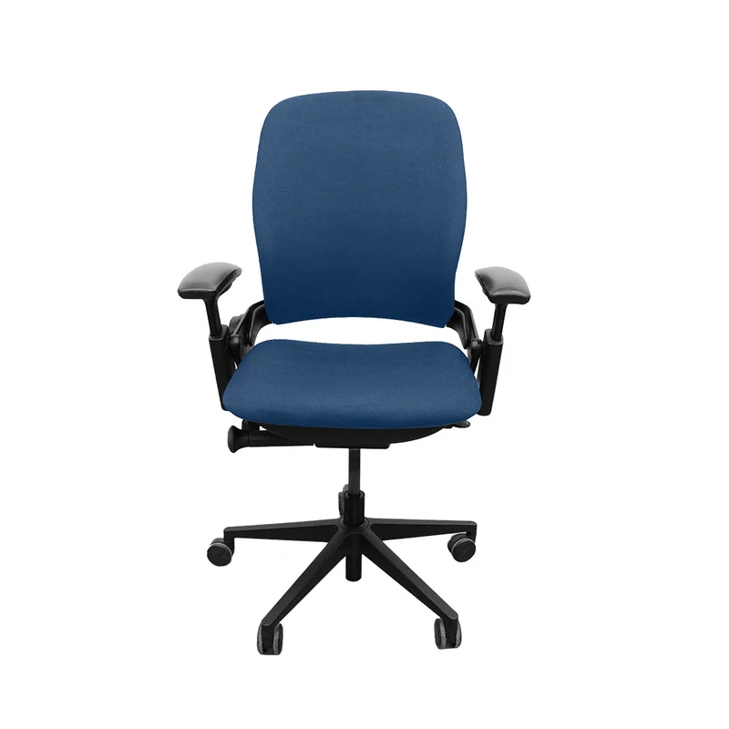 Steelcase: Leap V2 Office Chair - Blue Fabric - Refurbished