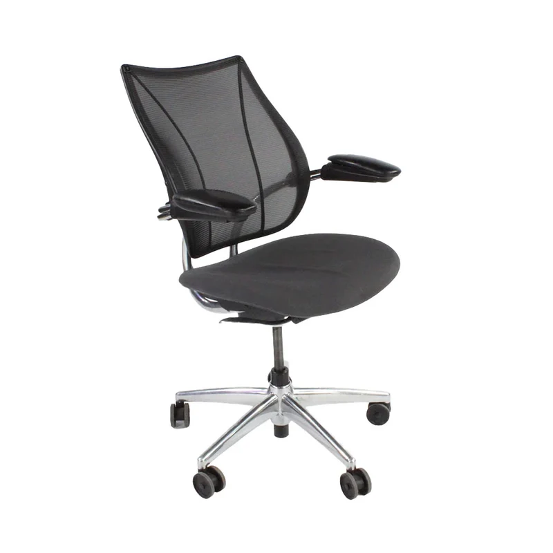 Humanscale: Liberty Task Chair in Grey Fabric with Aluminium Frame - Refurbished