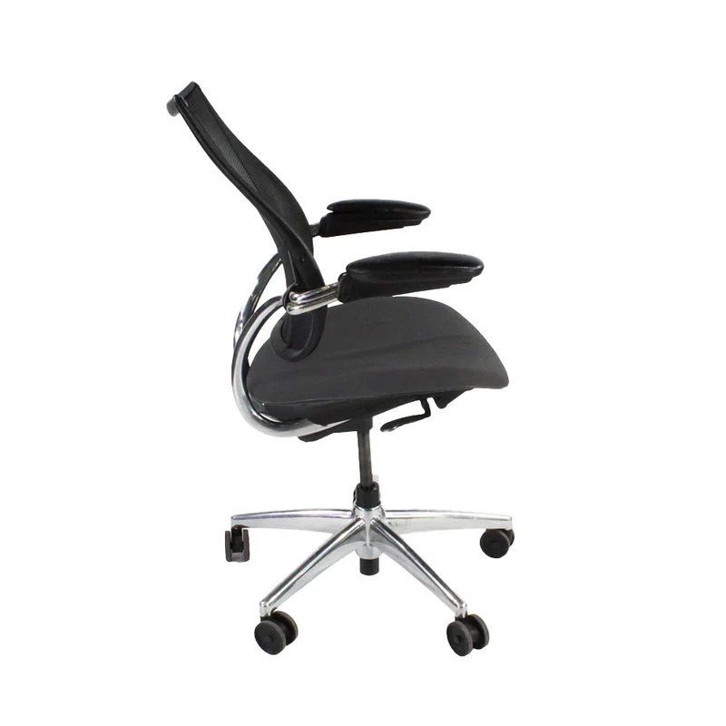 Humanscale: Liberty Task Chair in Grey Fabric with Aluminium Frame - Refurbished