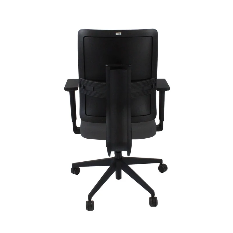 Viasit: Toleo Move Upholstered Back Task Chair In Grey Fabric - Refurbished