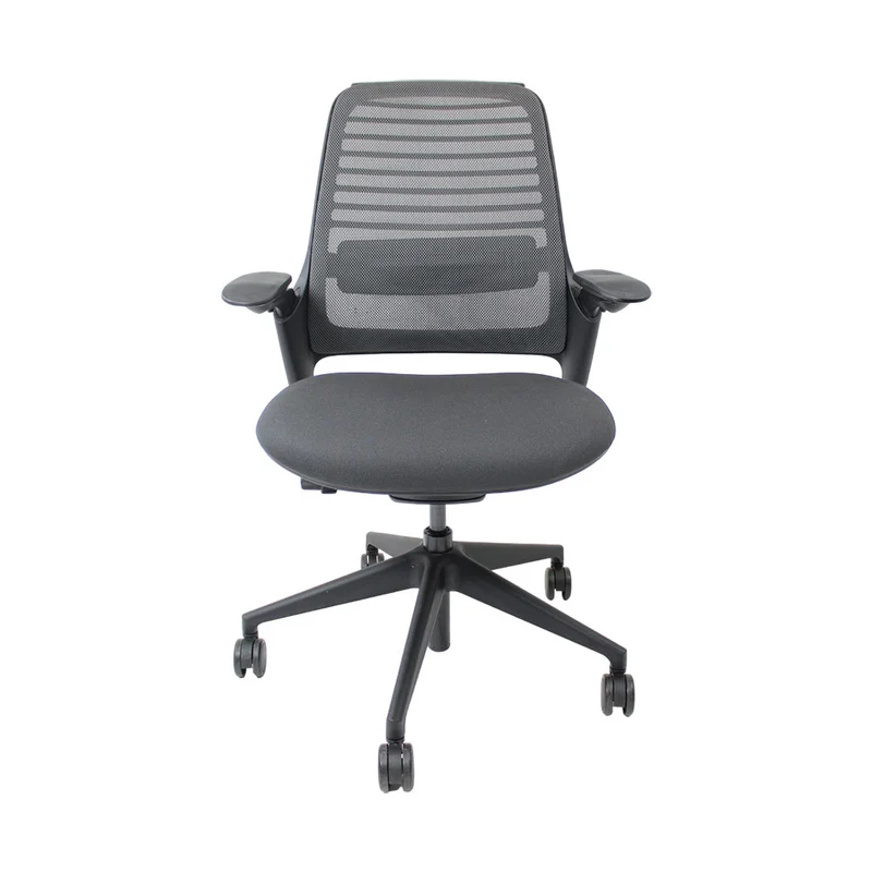 Steelcase: Series 1 Ergonomic Office Chair in Grey Fabric - Refurbished