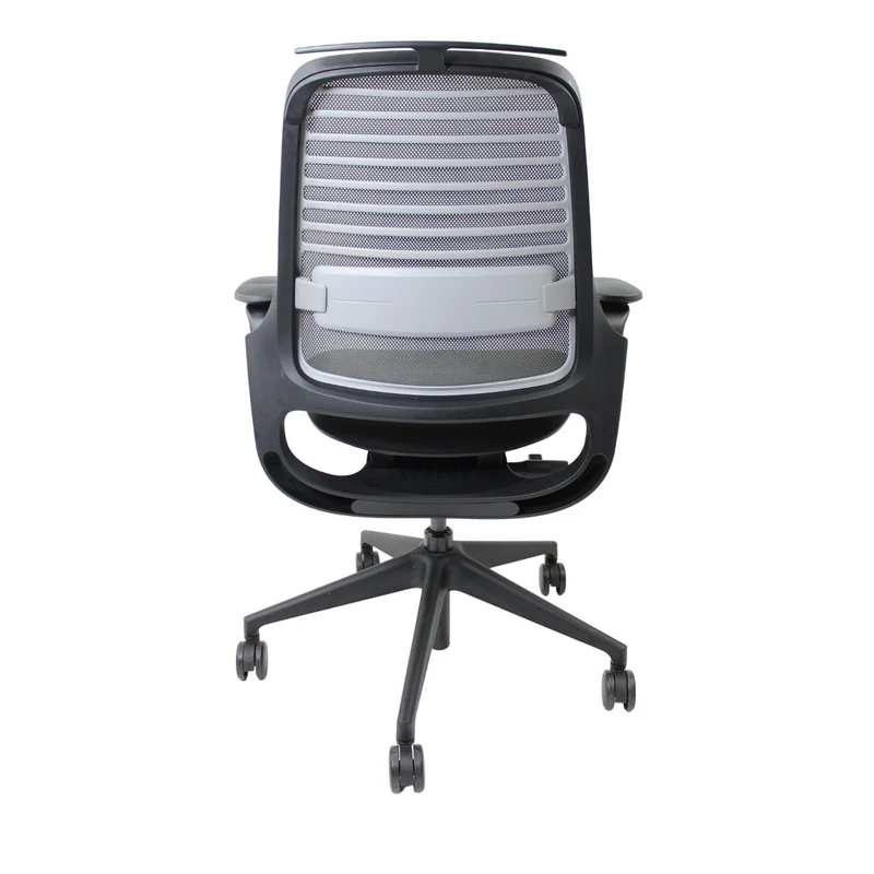 Steelcase: Series 1 Ergonomic Office Chair in Black Fabric - Refurbished