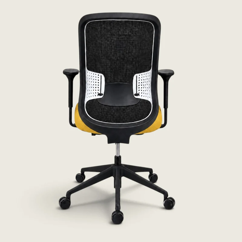 Orangebox: Do - Task Chair in Yellow Fabric - Refurbished