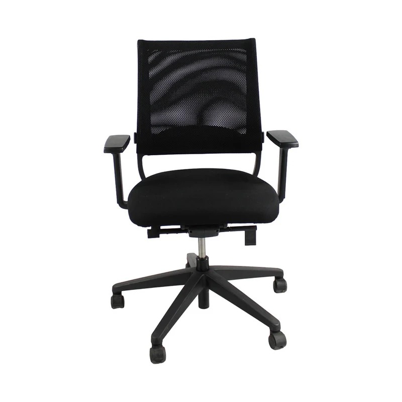 Sedus: Netwin NW-100 Chair with Mesh Back in Black Fabric - Refurbished