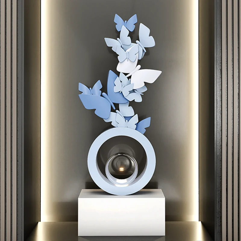 Modern Art Deco Resin Butterfly-shaped Table Decor For Living Room & Entryway