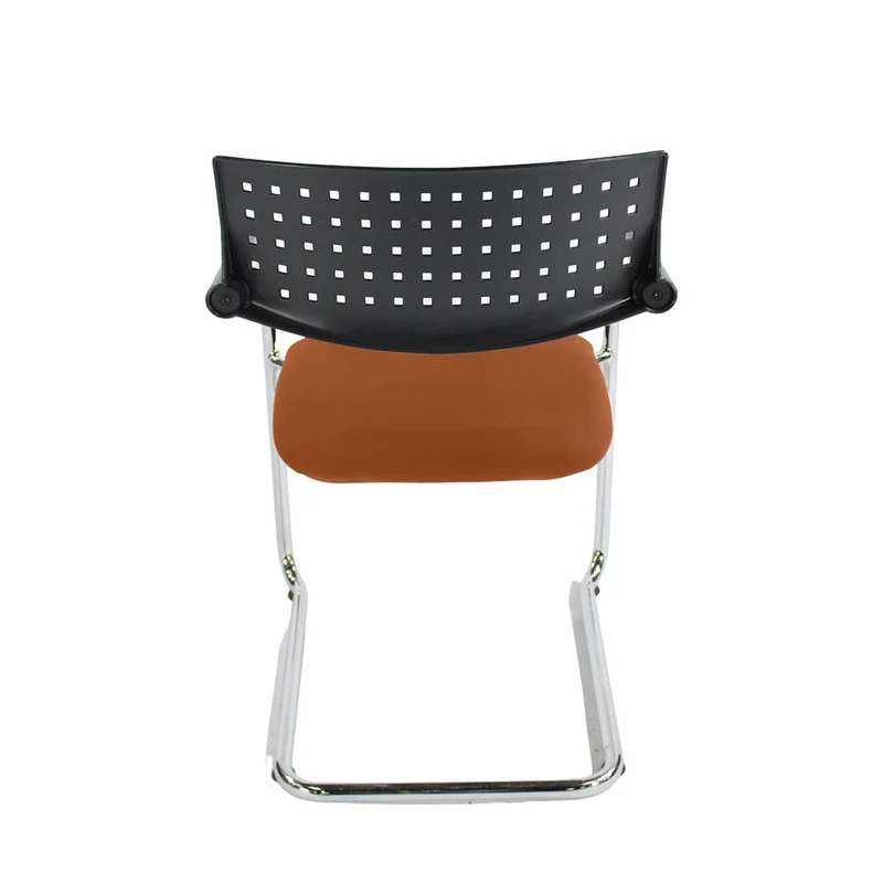 Vitra: VisaVis Meeting Chair in Tan Leather - Refurbished
