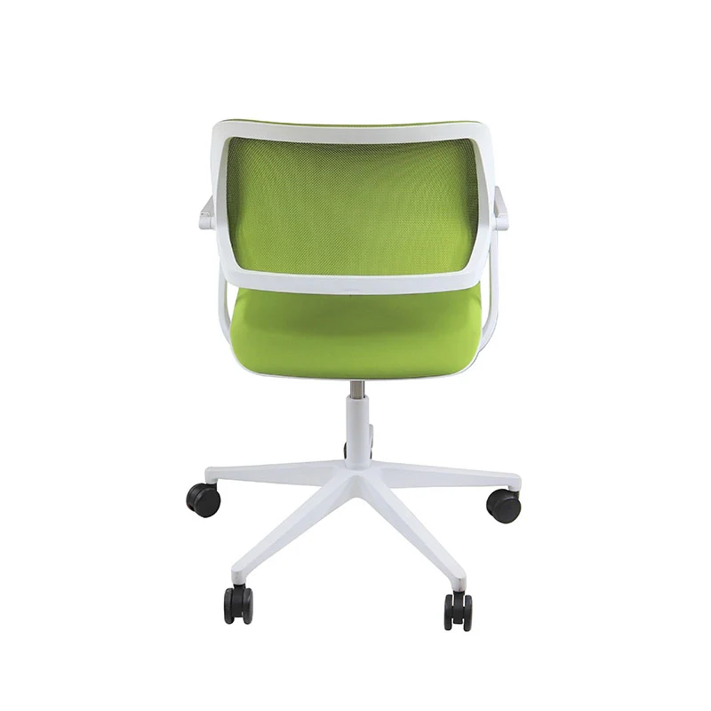 Steelcase: QiVi - Meeting Chair with Mesh Back in Green Fabric - Refurbished