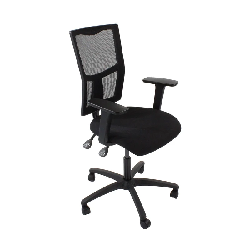 Saxen: Ergo 2 Task Chair in Black Fabric - Refurbished
