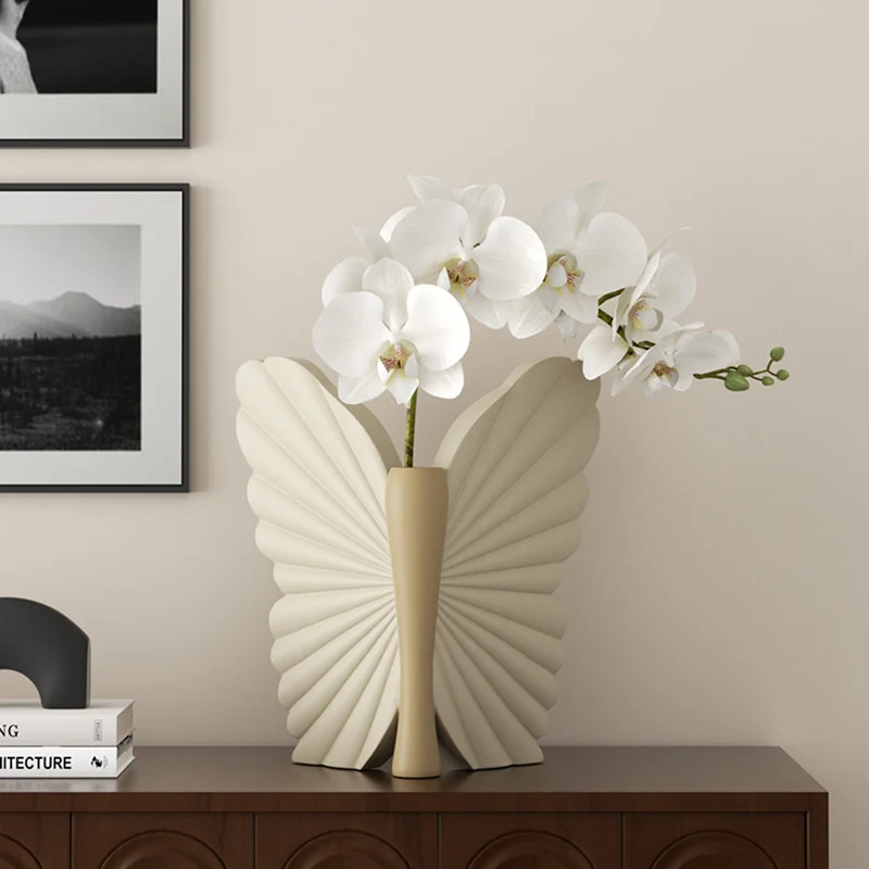 Modern Art Deco Resin Butterfly-shaped Table Decor For Living Room & Bedroom
