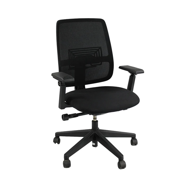 Haworth: Lively Task Chair in Black Fabric - Refurbished