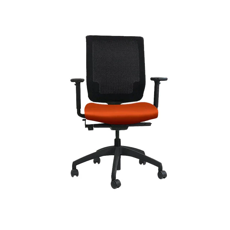 Connection: MY Task Chair in Tan Leather - Refurbished