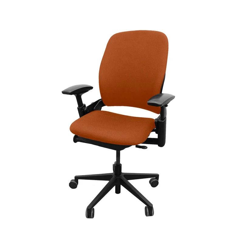 Steelcase: Leap V2 Office Chair Height Adjustable Arm Only - Tan Leather - Refurbished