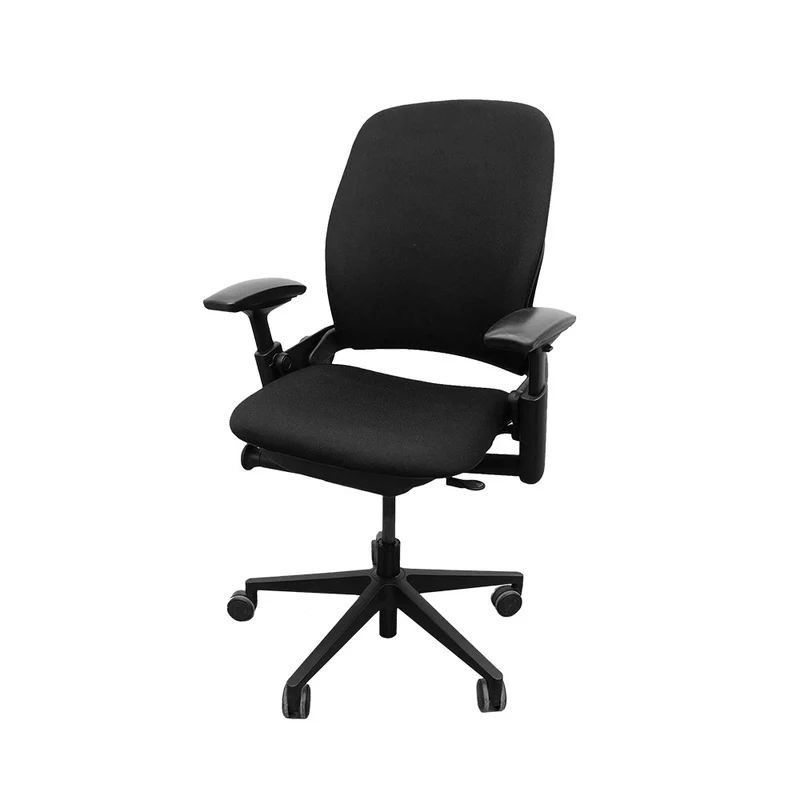 Steelcase: Leap V2 Office Chair Height Adjustable Arm Only - Black Fabric - Refurbished