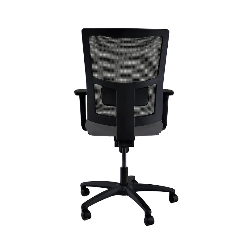 Saxen: Ergo Task Chair in Grey Fabric - Refurbished