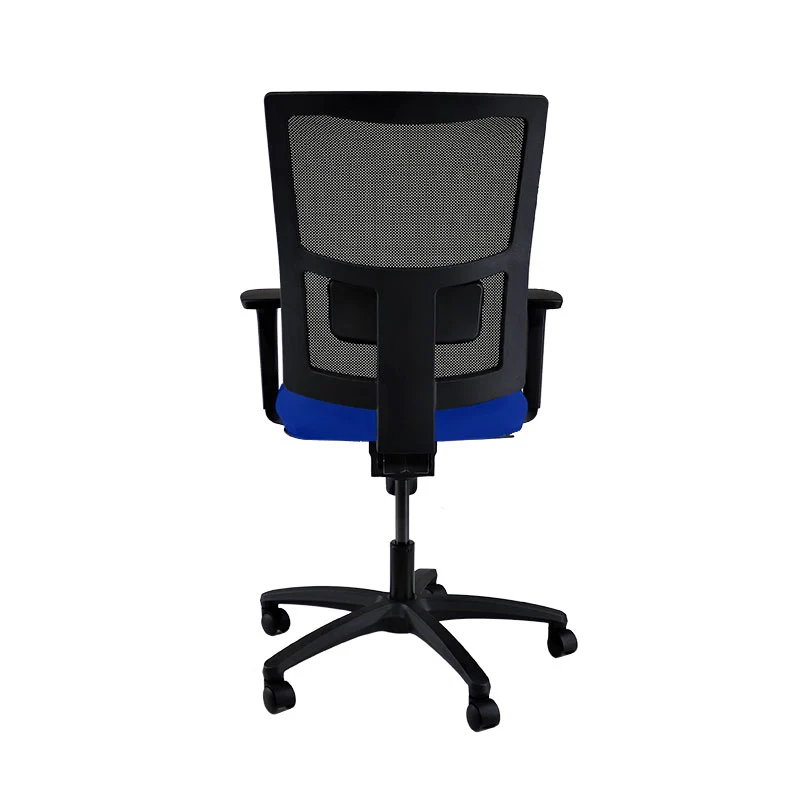 Saxen: Ergo Task Chair in Blue Fabric - Refurbished