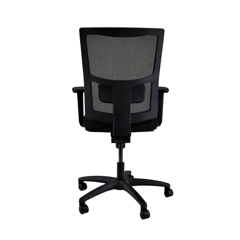 Saxen: Ergo Task Chair in Black Fabric - Refurbished