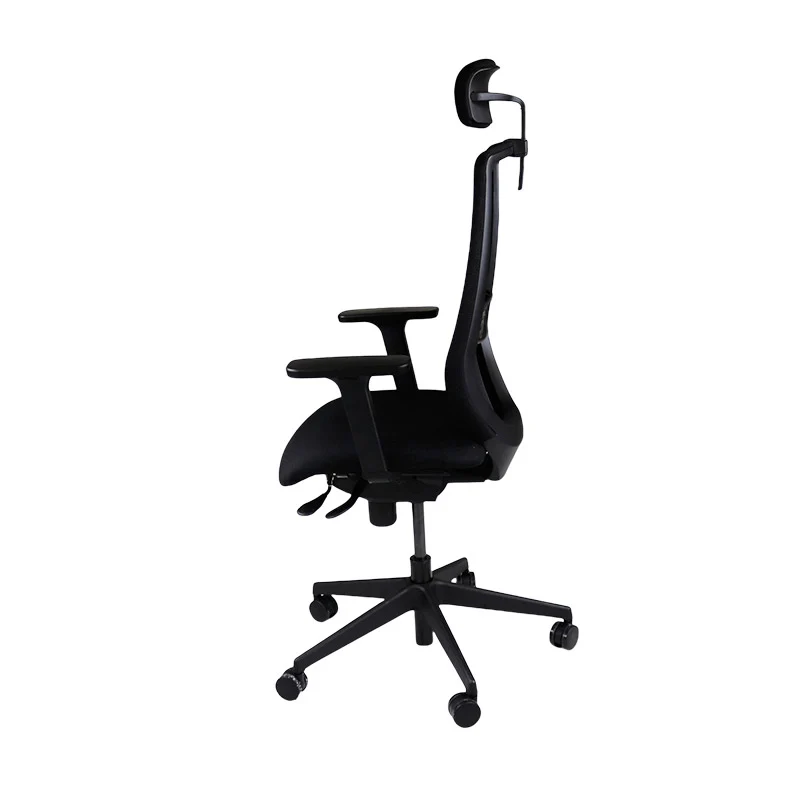 Saxen: Scudo Task Chair with Black Fabric Seat with Headrest - Refurbished