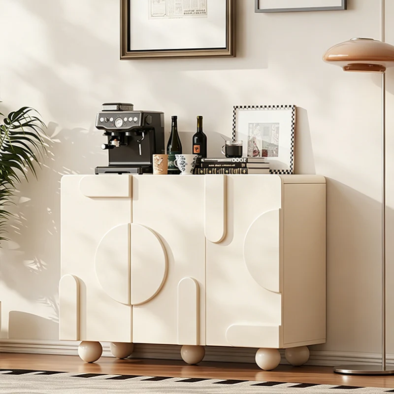 Traditional French Engineered Wood Globe Rectangular Storage Cabinet With 2/3 Storage For Living Room