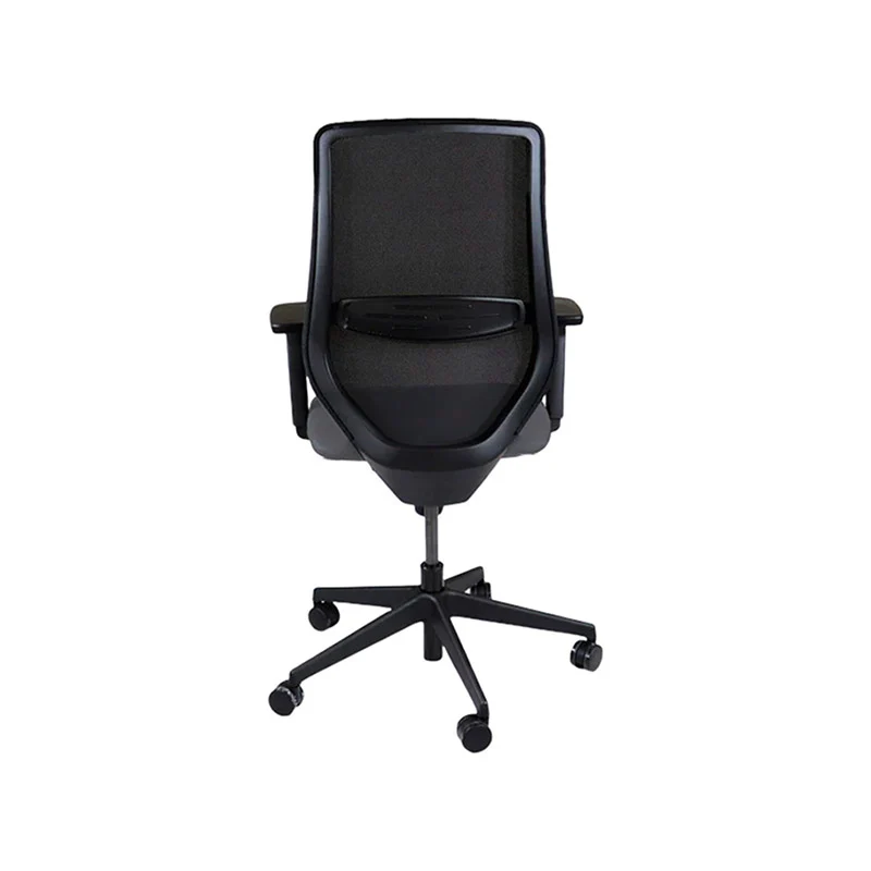 Saxen: Scudo Task Chair with Grey Fabric Seat without Headrest - Refurbished