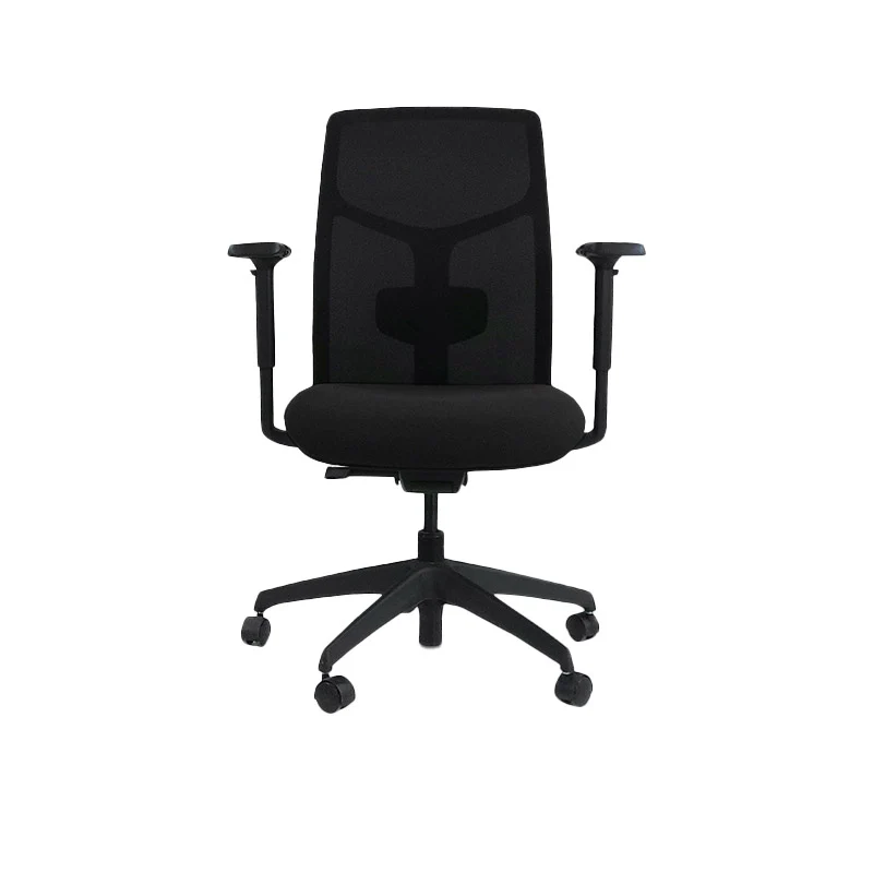Boss Design: Tauro in Black Fabric - Task Chair - Refurbished