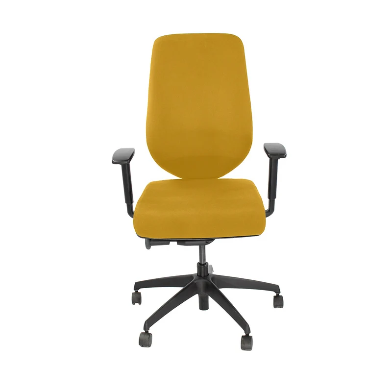 Boss Design: Key Task Chair - New Yellow Fabric - Refurbished