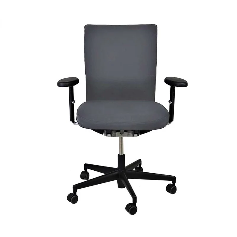 Vitra: Axess Office Chair in Grey Fabric - Refurbished