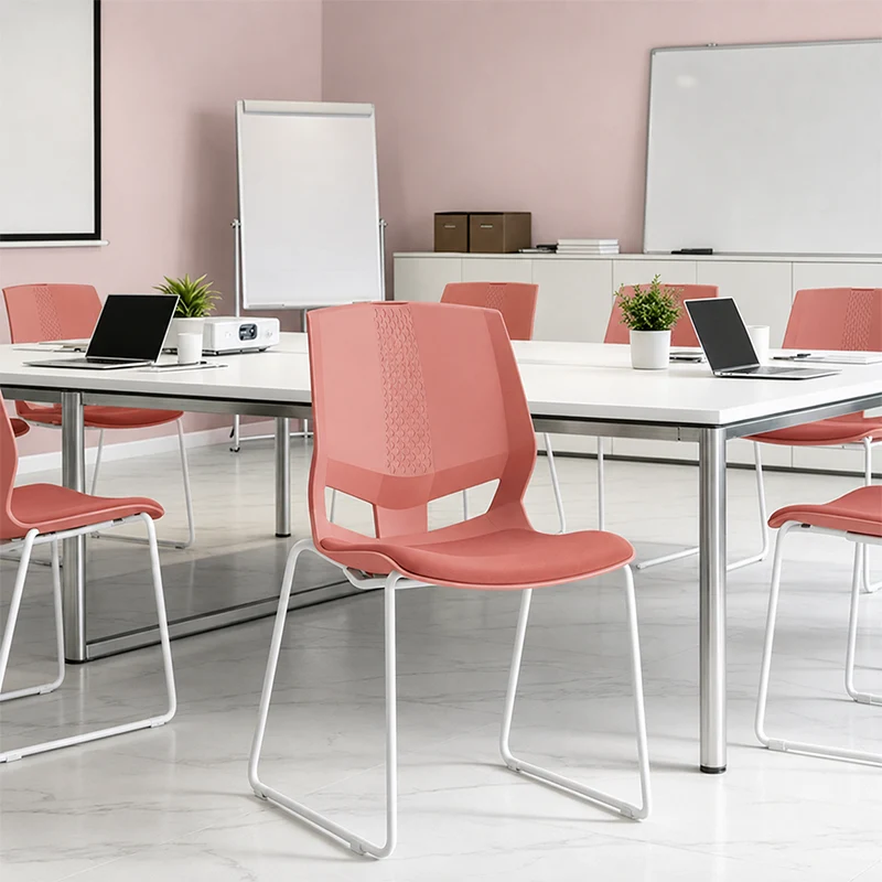Scandinavian Minimalist Desk Chair: Ergonomic Training Chair - INS-Style Back Chair For Home Office